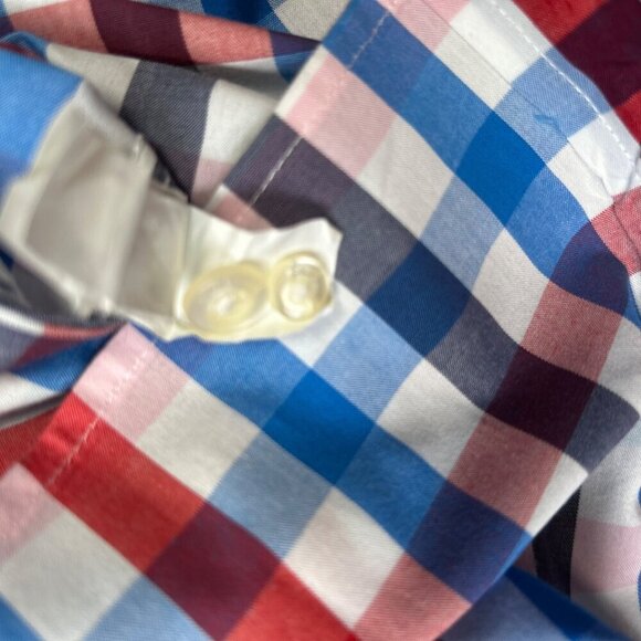 Vineyard Vines Slim Fit Whale Shirt Medium Men Cotton Striped Long Sleeve Shirt - Picture 7 of 7